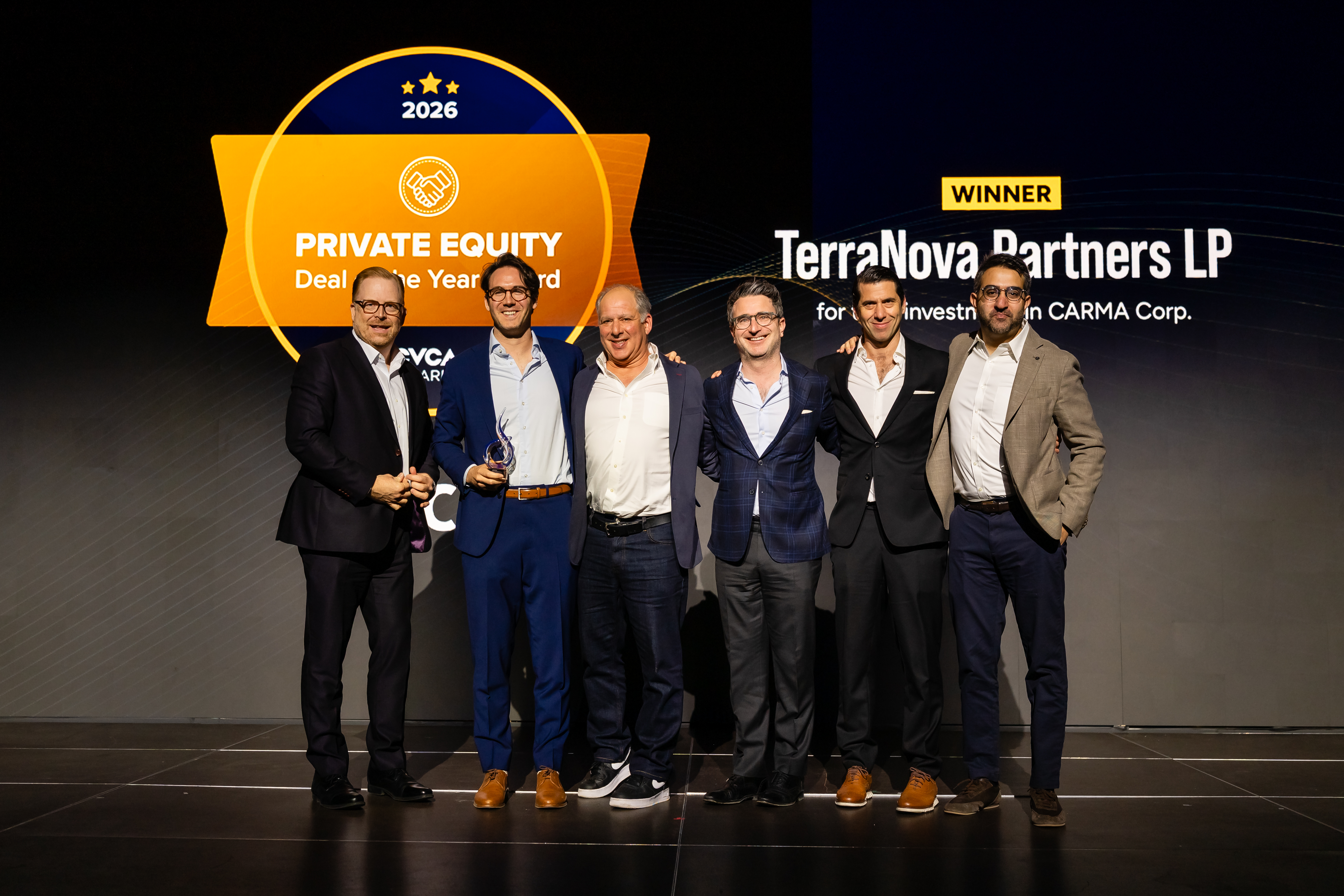 TerraNova Partners Wins 2026 PE Deal of the Year Award for CARMA Corp.